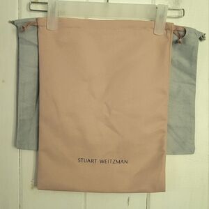 Stuart Weitzman Lot Of 2 Dust Shoe Bags